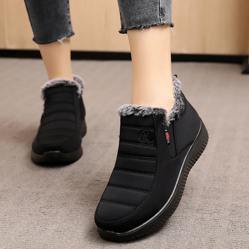 Casual Anti-skid Women Snow Boots Winter Quality Warm Lined Shoes Fashion Soft Comfort Footwear Outdoor Hard-wearing 
Casual Anti-skid Women Snow Boots Winter Quality Warm Lined Shoes Fashion Soft Comfort Footwear Outdoor Hard-wearing