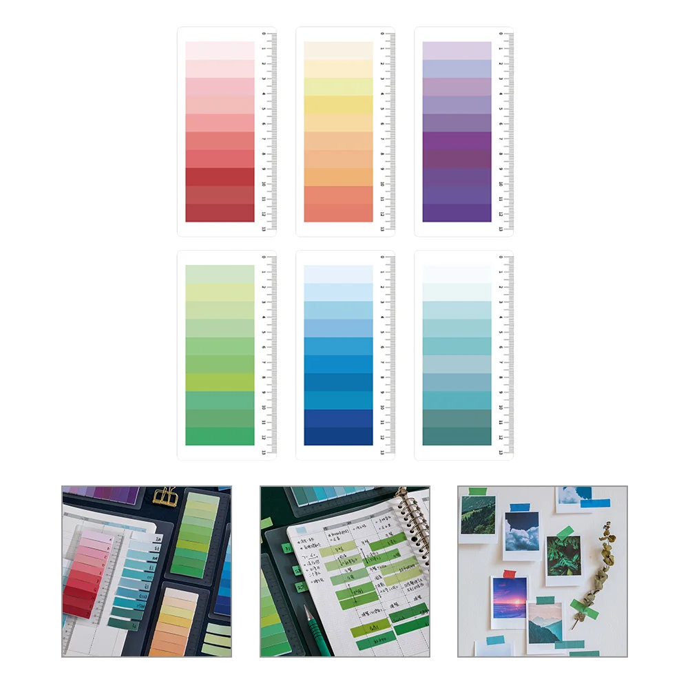 6 Sets Household Page Markers Multi-function Book Tabs Convenient Sticky Flags
6 Sets Household Page Markers Multi-function Book Tabs Convenient Sticky Flags