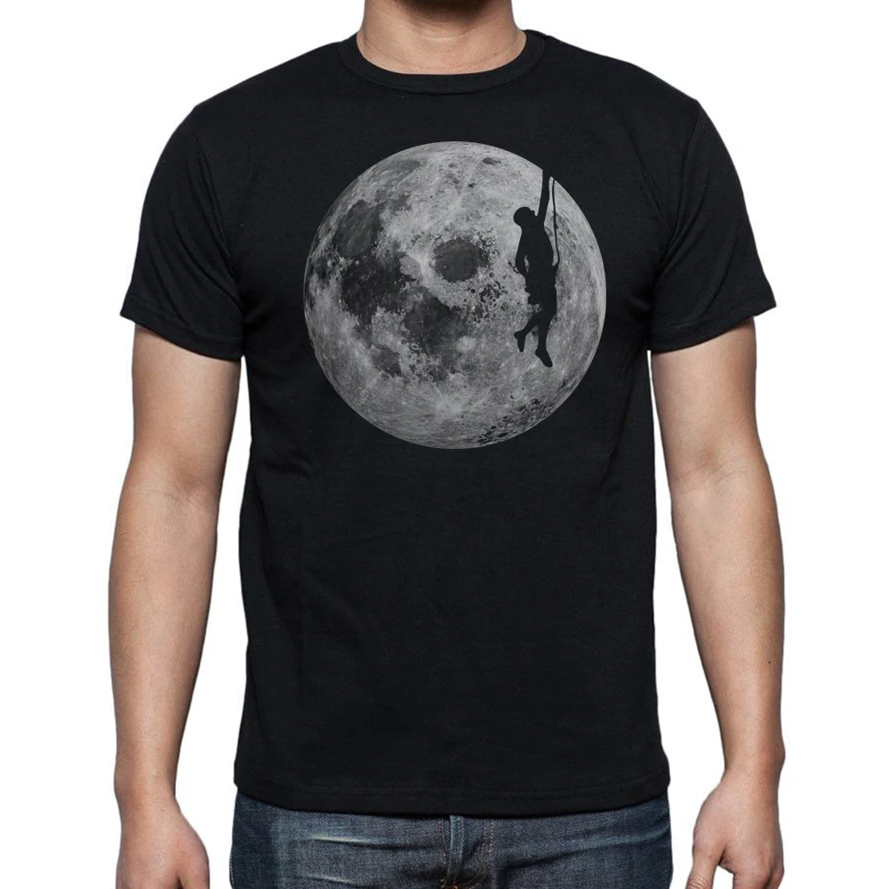 Rock Climbing Moon T-Shirt Mountain Climb Space Climber Tee Tshirt Harajuku Outdoor Activity Hiking Mens Clothing
Rock Climbing Moon T-Shirt Mountain Climb Space Climber Tee Tshirt Harajuku Outdoor Activity Hiking Mens Clothing