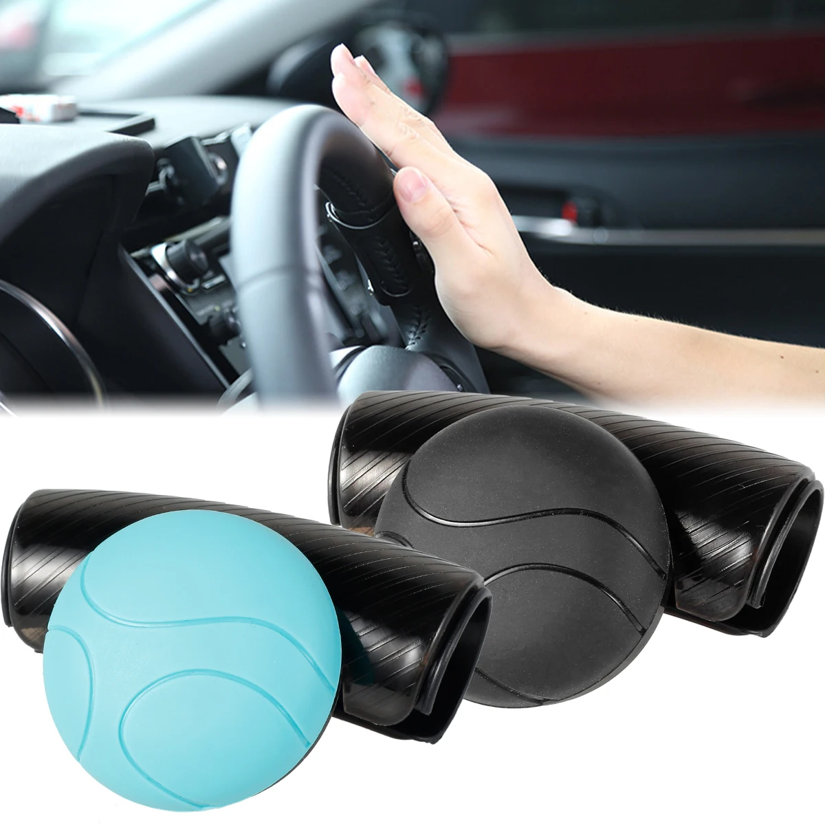 New 360 Steering Wheel Knob Ball Auto Spinner Knob Car Steeringbooster Silicone Power Steering Handle Ball Booster Strengthener
New 360 Steering Wheel Knob Ball Auto Spinner Knob Car Steeringbooster Silicone Power Steering Handle Ball Booster Strengthener