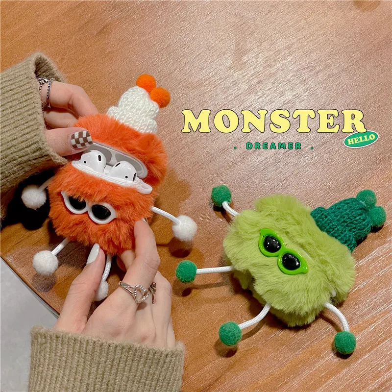 Applicable Airpods Pro Protective Case Cartoon Plush Glasses Monster Apple Wireless Bluetooth Headset Protective Case
Applicable Airpods Pro Protective Case Cartoon Plush Glasses Monster Apple Wireless Bluetooth Headset Protective Case