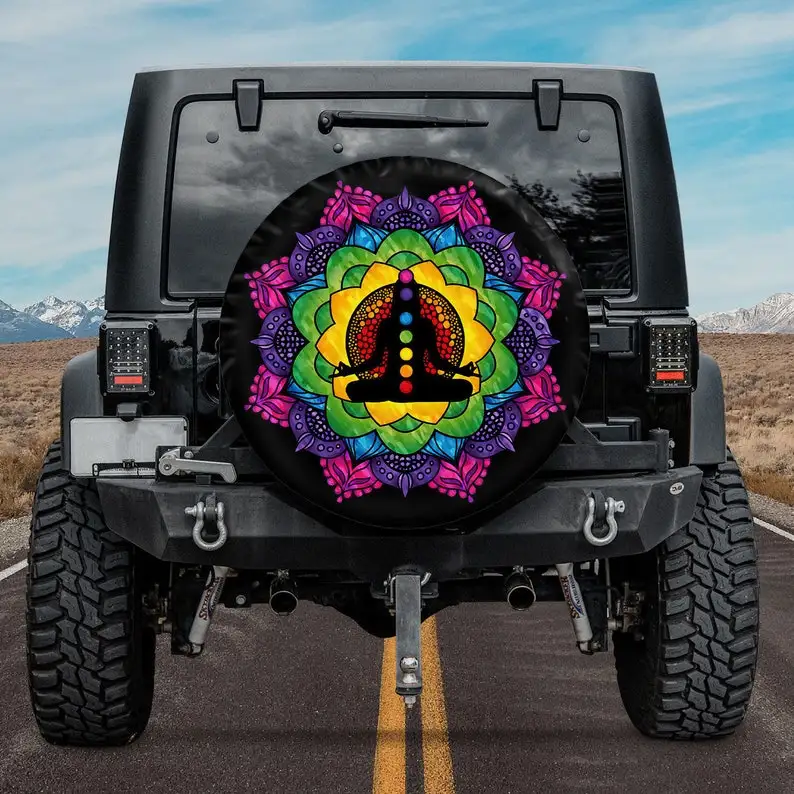 Spare Tire Cover Camper With Or Without Backup Camera Hole, Chakra Meditation Mandala Spare Tire Cover For A Jeep Wrangler, Camp
Spare Tire Cover Camper With Or Without Backup Camera Hole, Chakra Meditation Mandala Spare Tire Cover For A Jeep Wrangler, Camp