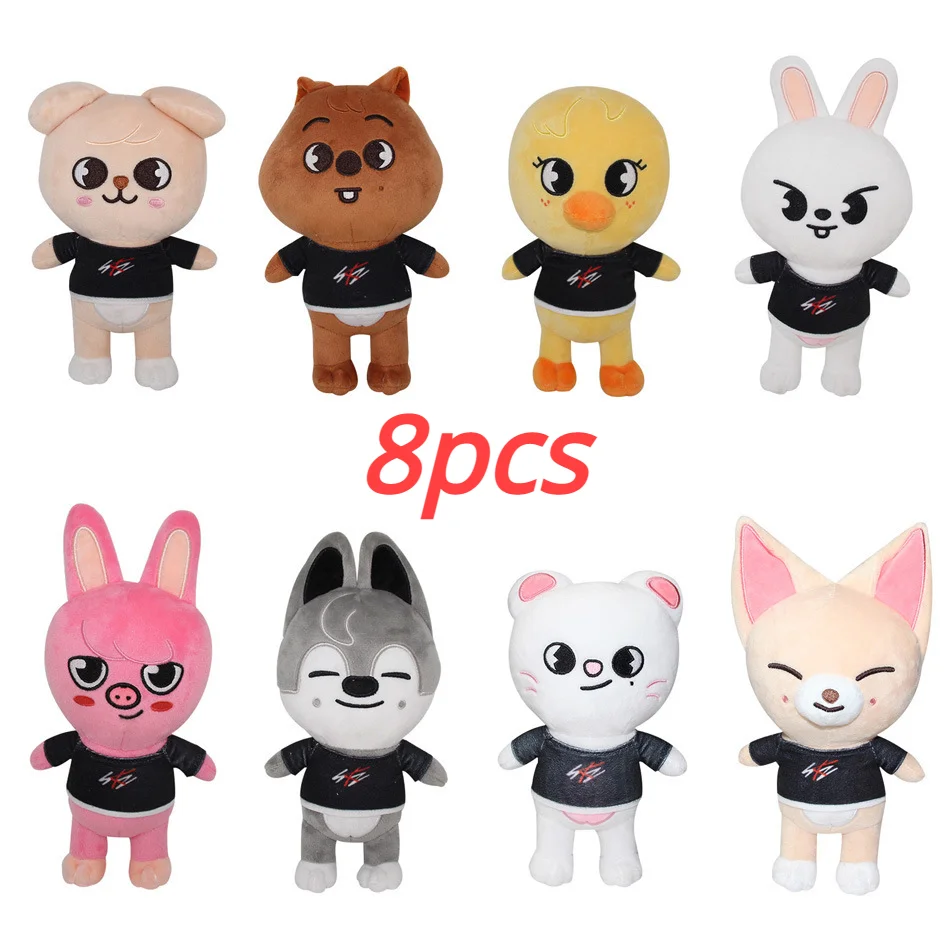 8PCS 20cm Skzoo Plush Toys Stray Kids Cartoon Stuffed Animal Plushies Doll Kids Fans Toy Gift Stuffed Doll Cute Toy
8PCS 20cm Skzoo Plush Toys Stray Kids Cartoon Stuffed Animal Plushies Doll Kids Fans Toy Gift Stuffed Doll Cute Toy