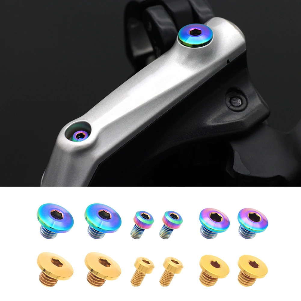 RISK A Whole/Separate Oil Cylinder Lid Bolts For Bicycle Bike Brake Lever Titanium Disc Fixed Screw Bicycle Hydraulic Brake Bolt
RISK A Whole/Separate Oil Cylinder Lid Bolts For Bicycle Bike Brake Lever Titanium Disc Fixed Screw Bicycle Hydraulic Brake Bolt