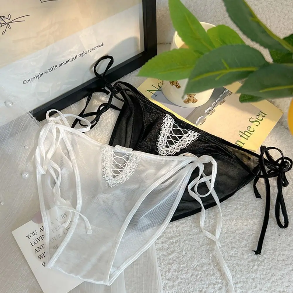 Breathable Japanese Low-waist Lingeries Solid Color Ribbon Thin Belt Women Satin Panties Korean Underwear Ice Silk Sweet Briefs
Breathable Japanese Low-waist Lingeries Solid Color Ribbon Thin Belt Women Satin Panties Korean Underwear Ice Silk Sweet Briefs
