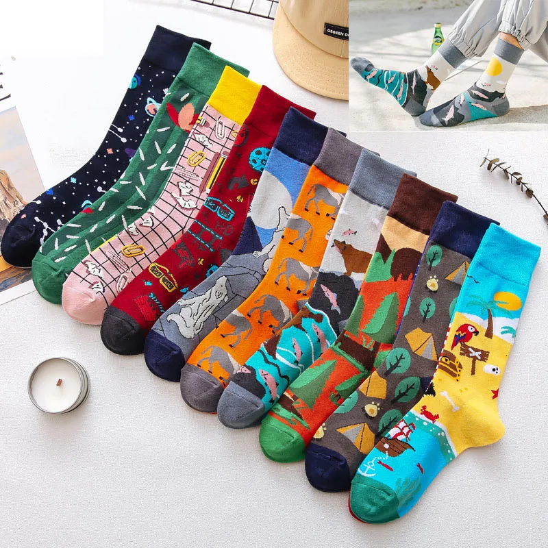 Fashion Funny Mens Socks Hip Hop Harajuku Kawaii Cartoon Cotton Socks Fruit Animal Happy Casual Socks Men Women Christmas Gifts
Fashion Funny Mens Socks Hip Hop Harajuku Kawaii Cartoon Cotton Socks Fruit Animal Happy Casual Socks Men Women Christmas Gifts
