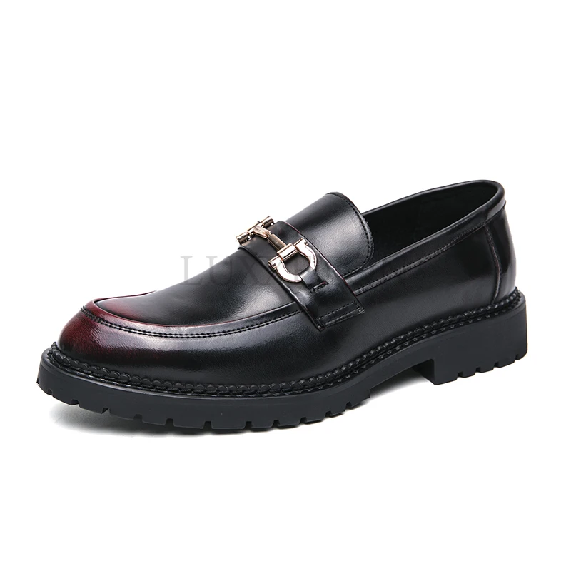 2023 New Men's Shoes Youth Nightclub Hairstylist Men's Shoes A Stirrup Thick Bottom Pointed Toe Shoes Party Dress Shoes Loafers
2023 New Men's Shoes Youth Nightclub Hairstylist Men's Shoes A Stirrup Thick Bottom Pointed Toe Shoes Party Dress Shoes Loafers