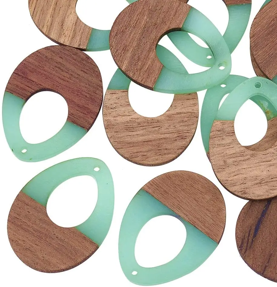 10 PCS Resin Wooden Earring Pendants Drop Vintage Resin Wood Statement Jewelry Findings for Necklace and Earring Making
10 PCS Resin Wooden Earring Pendants Drop Vintage Resin Wood Statement Jewelry Findings for Necklace and Earring Making