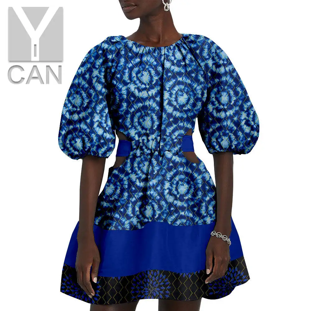 African Dresses for Women Bazin Riche Custom Summer Ankara Print Lantern Sleeve Party Dresses Sexy African Clothes Y2225012
African Dresses for Women Bazin Riche Custom Summer Ankara Print Lantern Sleeve Party Dresses Sexy African Clothes Y2225012