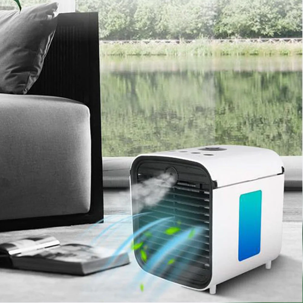 Personal Space Cooler Multifunctional Air Cooling Fan with Germicidal Lamp and Aromatherapy Tank
Personal Space Cooler Multifunctional Air Cooling Fan with Germicidal Lamp and Aromatherapy Tank