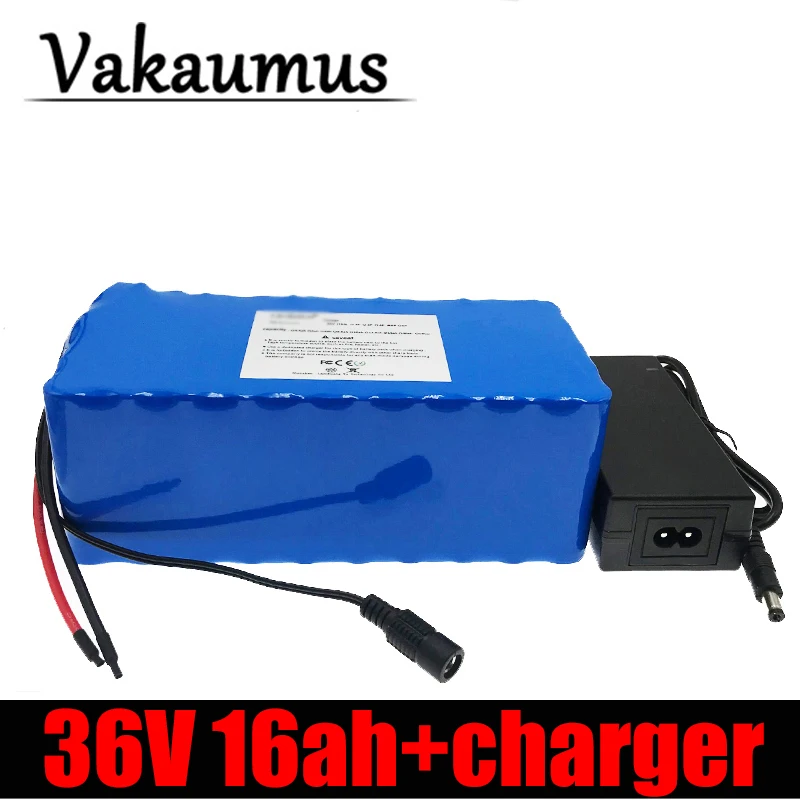 Vakaumus 36V Lithium Battery 16ah 10S 6P 18650 Pack 16000mah With 25A BMS And 42 V Charger For Electric Bicycles, Scooters, Etc.
Vakaumus 36V Lithium Battery 16ah 10S 6P 18650 Pack 16000mah With 25A BMS And 42 V Charger For Electric Bicycles, Scooters, Etc.