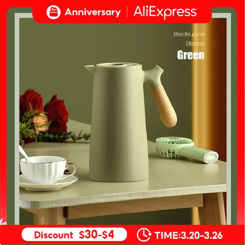 Nordic 1L Large Capacity Thermal Insulation Kettle Household Thermal Insulation Pot Glass Liner Thermos Hot Water Bottle
Nordic 1L Large Capacity Thermal Insulation Kettle Household Thermal Insulation Pot Glass Liner Thermos Hot Water Bottle