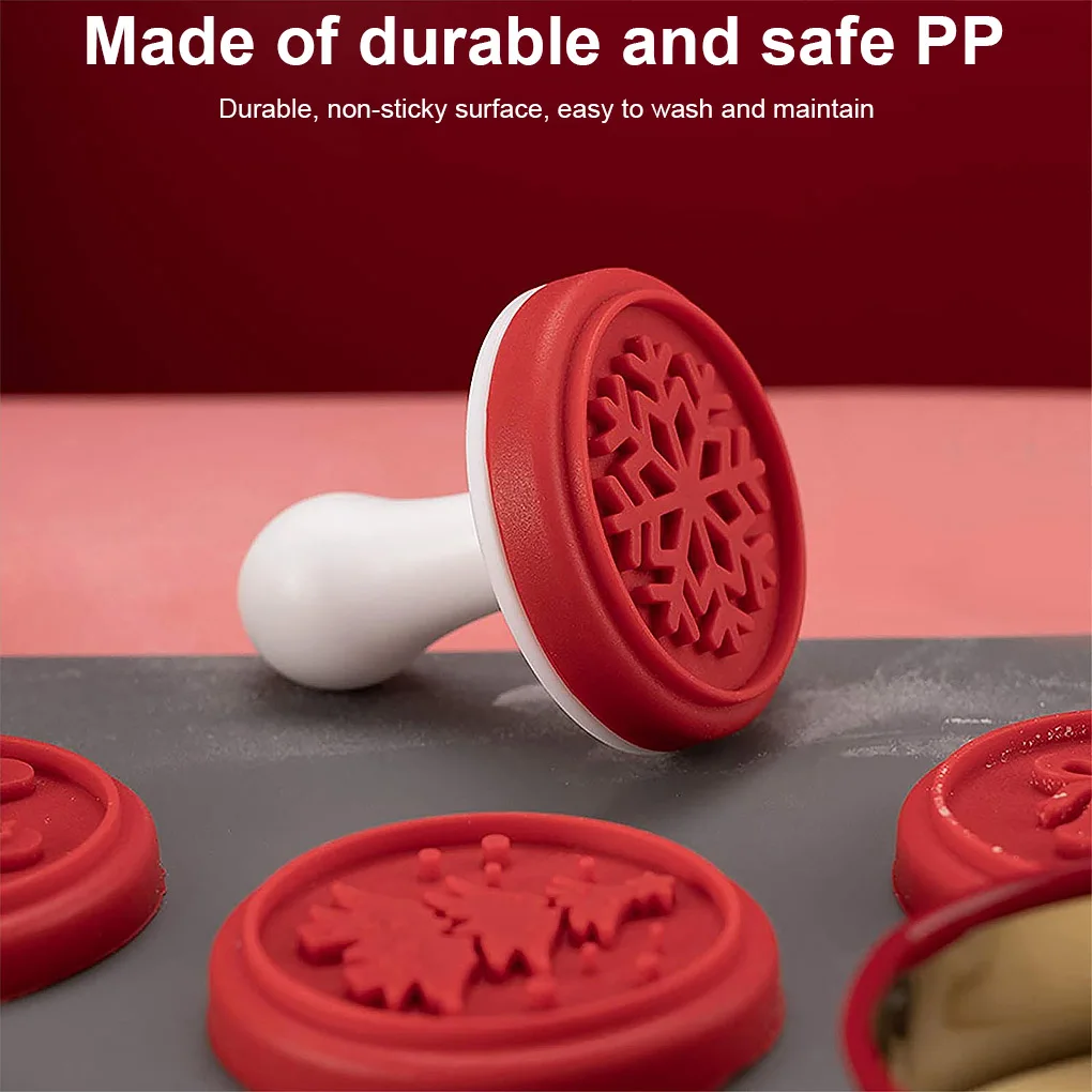 6PCS DIY Cake Mold Christmas Cookies Stamp Molds Plunger Chocolate Fondant Cake Embosser Cutter Bakeware Kitchen Decorating Tool
6PCS DIY Cake Mold Christmas Cookies Stamp Molds Plunger Chocolate Fondant Cake Embosser Cutter Bakeware Kitchen Decorating Tool