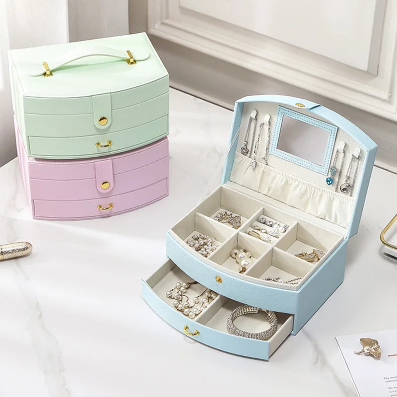 Household, Portable, Large-capacity Necklace, Children's Hair Accessories, Flip Jewelry Storage Box
Household, Portable, Large-capacity Necklace, Children's Hair Accessories, Flip Jewelry Storage Box