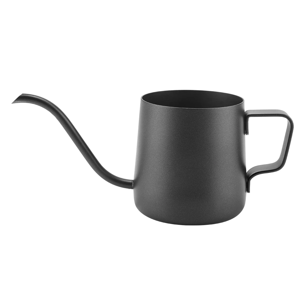 250ml Stainless Steel Gooseneck Narrow Spout Coffee Drip Pot Kettle Teapot(Black)
250ml Stainless Steel Gooseneck Narrow Spout Coffee Drip Pot Kettle Teapot(Black)