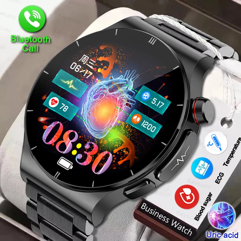 Smartwatch Men Women Blood Glucose Blood Pressure Body Temperature Uric Acid Heart Rate Bluetooth Call Smart Watch For Android
Smartwatch Men Women Blood Glucose Blood Pressure Body Temperature Uric Acid Heart Rate Bluetooth Call Smart Watch For Android