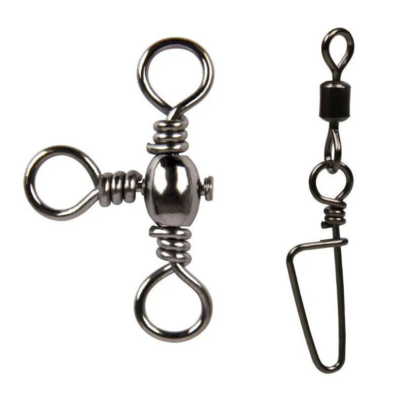 100pcs Stainless Steel Ball Bearing Fishing Swivels Snap Rolling Sea Fishing Swivels Snaps Connector Fishing Accessories
100pcs Stainless Steel Ball Bearing Fishing Swivels Snap Rolling Sea Fishing Swivels Snaps Connector Fishing Accessories