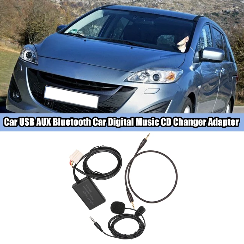 Car USB AUX Bluetooth Car Digital Music CD Changer Adapter For Mazda 6/Mazda/M3/323 Proton B70
Car USB AUX Bluetooth Car Digital Music CD Changer Adapter For Mazda 6/Mazda/M3/323 Proton B70