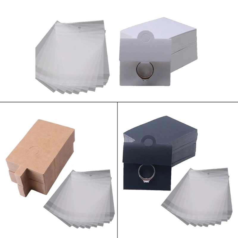 100 Pcs Blank Ring Holder Cards Kraft Papers Jewelry Display Cards Ring Cards Prices Label Tags for Selling Easy to Use N0HE
100 Pcs Blank Ring Holder Cards Kraft Papers Jewelry Display Cards Ring Cards Prices Label Tags for Selling Easy to Use N0HE