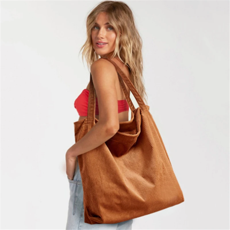 Shoulder Bag Stylish Corduroy Canvas Crossbody Hobo Bags Casual Retro Canvas Bag For Women Men Travel Work Large Capacity Bags
Shoulder Bag Stylish Corduroy Canvas Crossbody Hobo Bags Casual Retro Canvas Bag For Women Men Travel Work Large Capacity Bags
