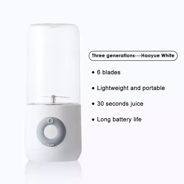 Блендер NEW2023 портативный с 6 лезвиями, 500 мл, 6 лезвий 
Блендер NEW2023 портативный с 6 лезвиями, 500 мл, 6 лезвий