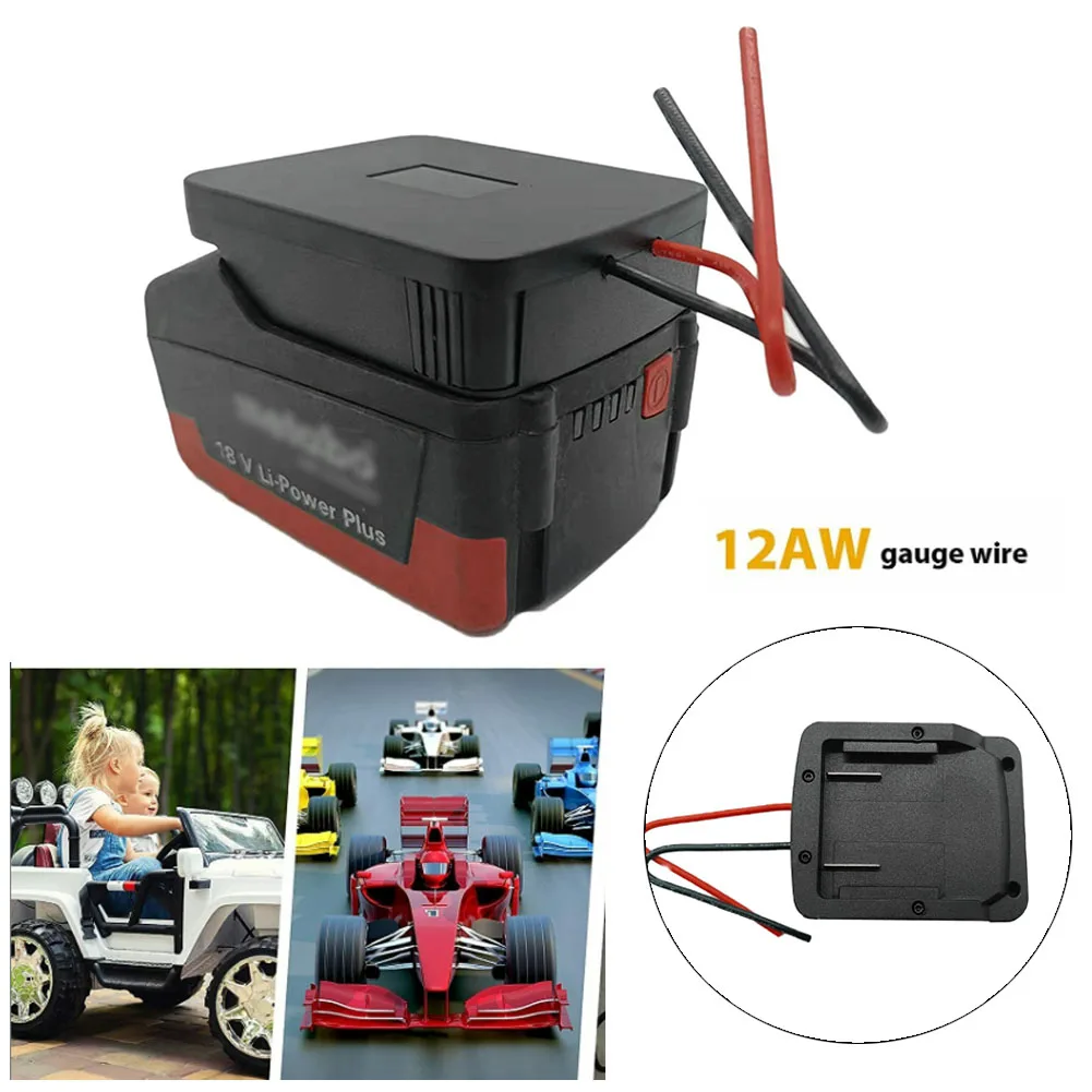 12 AWG Battery Adapter Converter For Metabo 18V Li-Ion Battery Adapter DIY Output To Dock Power Connector
12 AWG Battery Adapter Converter For Metabo 18V Li-Ion Battery Adapter DIY Output To Dock Power Connector