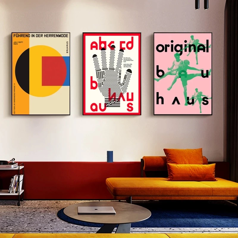 Bauhaus Exhibition Poster Art Abstract Geometry Canvas Painting Black and White Modern Art Decor Bauhaus Art Print Wall Artwork
Bauhaus Exhibition Poster Art Abstract Geometry Canvas Painting Black and White Modern Art Decor Bauhaus Art Print Wall Artwork