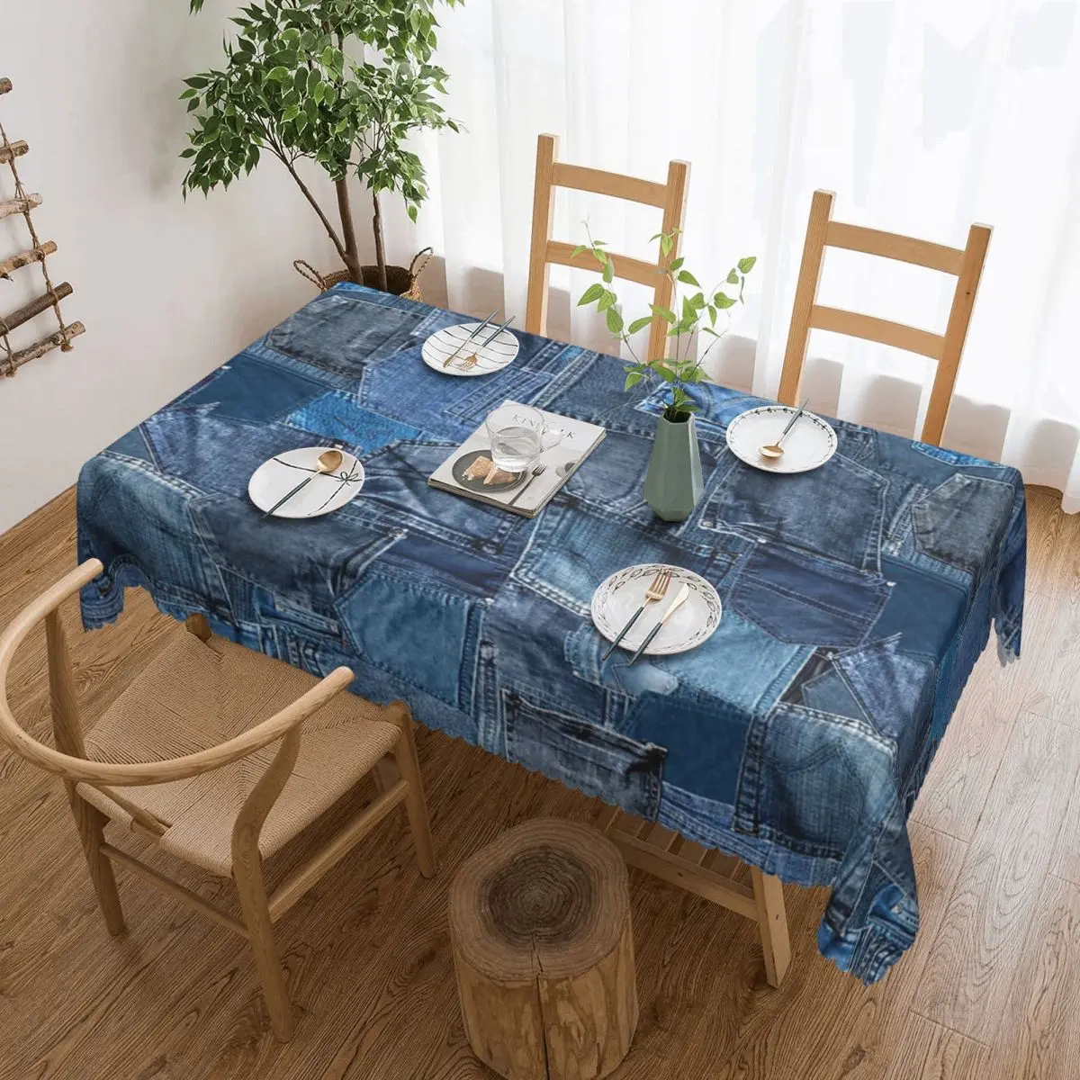 Blue Denim Jeans Pocket Patchwork 2 Table Cloth Side Table Kitchen Decor Tablecloth For Party Table Towels For Decoration
Blue Denim Jeans Pocket Patchwork 2 Table Cloth Side Table Kitchen Decor Tablecloth For Party Table Towels For Decoration