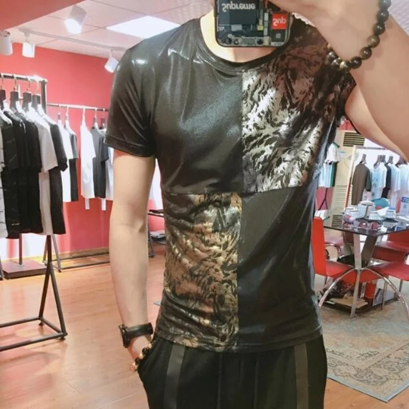 Streetwear New Brand Men Clothing 6 Colors O Neck T Shirt Mens Fashion Tshirts Male Short Sleeved Shirts Men's Plus Size Tops 
Streetwear New Brand Men Clothing 6 Colors O Neck T Shirt Mens Fashion Tshirts Male Short Sleeved Shirts Men's Plus Size Tops
