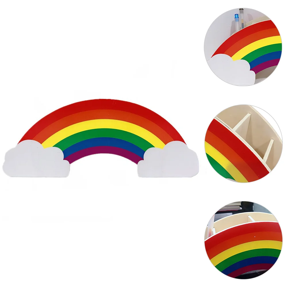 Organizer Rainbow Pen Holder Container Stationery Box Compartment Holder for Daily Use Indoor
Organizer Rainbow Pen Holder Container Stationery Box Compartment Holder for Daily Use Indoor