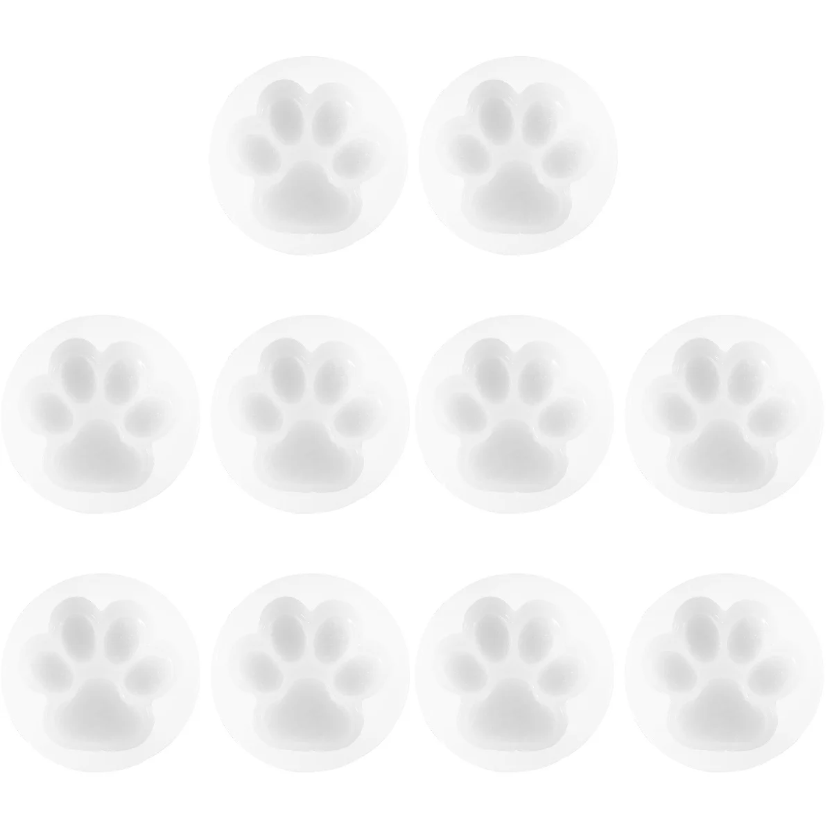 10 Pcs Cat Claw Silicone Mold DIY Crafts Ornament Resin Keychain Molds 3d Footprint Epoxy Chocolate Casting Materials
10 Pcs Cat Claw Silicone Mold DIY Crafts Ornament Resin Keychain Molds 3d Footprint Epoxy Chocolate Casting Materials