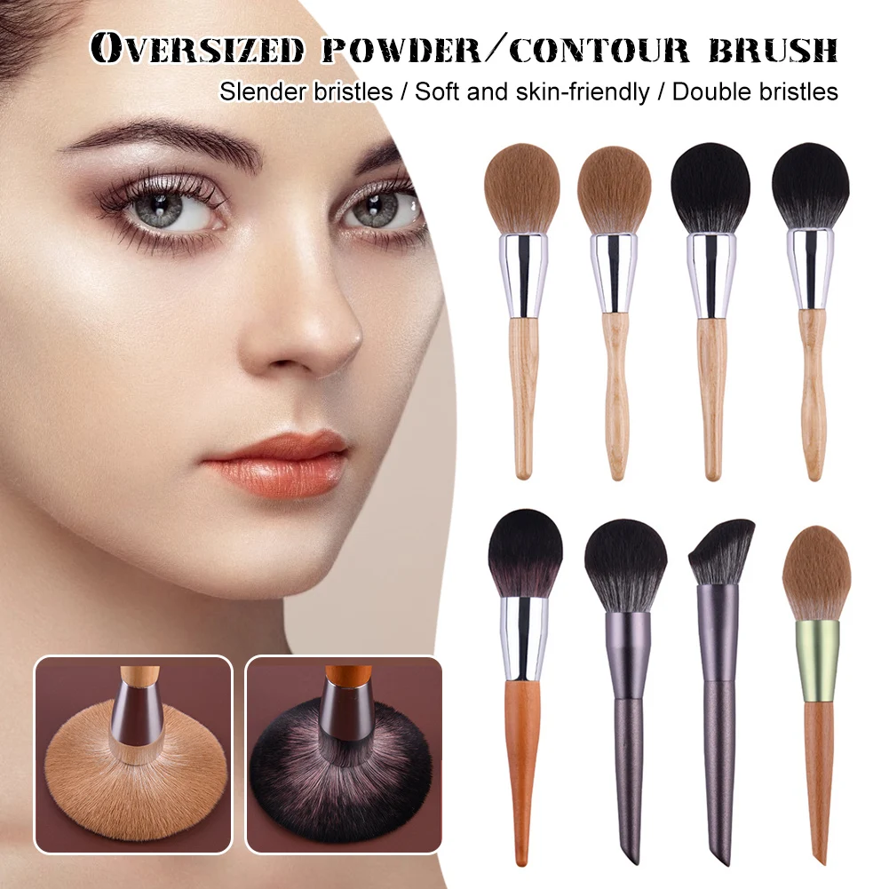 Large Loose Powder Brush Synthetic Fiber Makeup Brush Flawless Contour Brush For Face Cheek Blusher Powder Makeup Tool
Large Loose Powder Brush Synthetic Fiber Makeup Brush Flawless Contour Brush For Face Cheek Blusher Powder Makeup Tool
