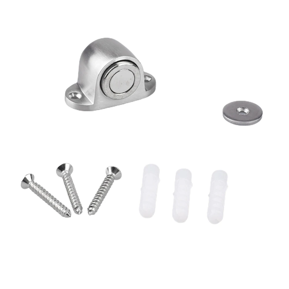 Stainless Steel Magnetic Door Stop Catch Door Stopper Floor Mounted Nail-free Door Stops For Door Holder Door Stop Home Hardware
Stainless Steel Magnetic Door Stop Catch Door Stopper Floor Mounted Nail-free Door Stops For Door Holder Door Stop Home Hardware