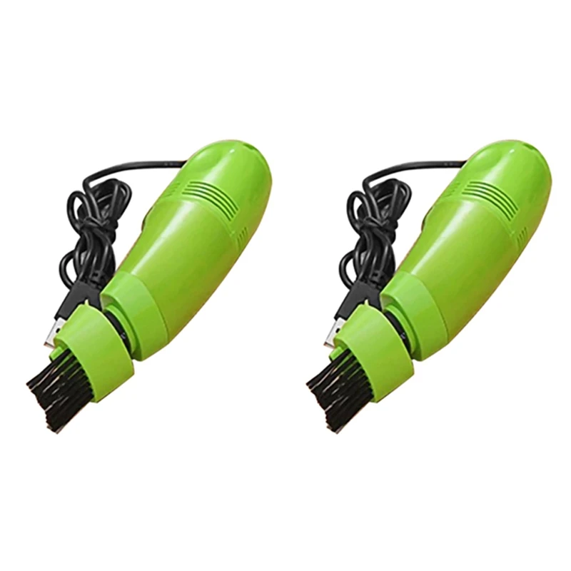 2X USB Computer Keyboard Vacuum Cleaner Mini Desktop Dust Sweeper Collector Handheld Table Cleaning Tool Green 
2X USB Computer Keyboard Vacuum Cleaner Mini Desktop Dust Sweeper Collector Handheld Table Cleaning Tool Green
