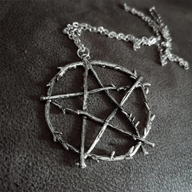 Pentagram Necklace, Pendant, Wiccan Necklace, Witch Necklace, Gothic Necklace, Grunge Necklace, Punk Alternative Jewelry
Pentagram Necklace, Pendant, Wiccan Necklace, Witch Necklace, Gothic Necklace, Grunge Necklace, Punk Alternative Jewelry