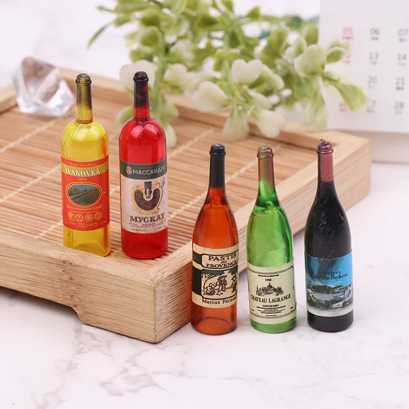 5pcs/set Dollhouse MiniatureResin Bottles Mini Red Wine Bottles Glasses Cups Modle Kitchen Furniture Doll House Accessories
5pcs/set Dollhouse MiniatureResin Bottles Mini Red Wine Bottles Glasses Cups Modle Kitchen Furniture Doll House Accessories