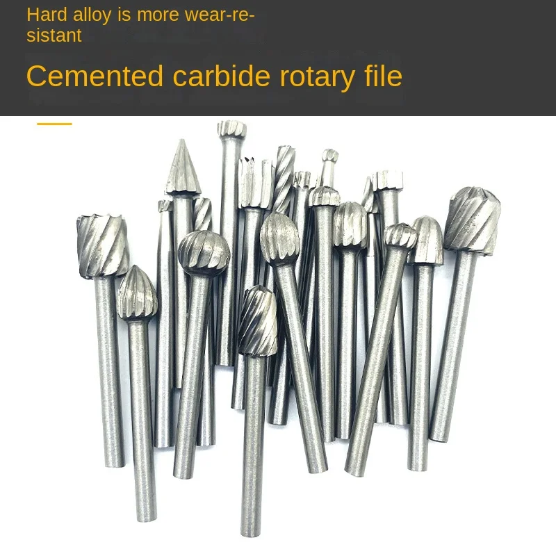 10PC high speed steel grinding woodworking rotary file carving knife DIY grinding modeling repair grinding electric grinding
10PC high speed steel grinding woodworking rotary file carving knife DIY grinding modeling repair grinding electric grinding