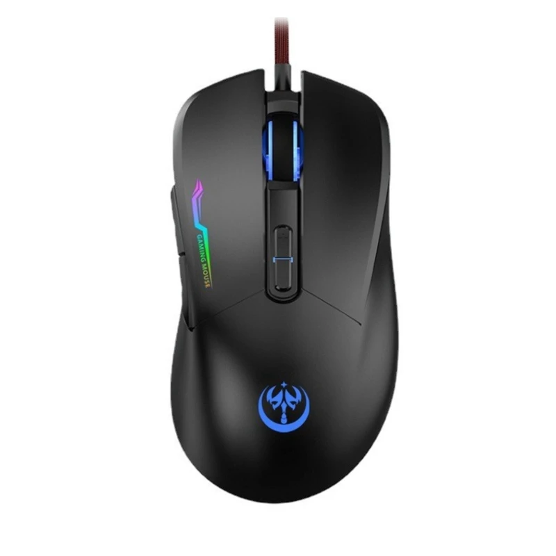 

Gaming Mouse Wired 3200 DPI Programmable Breathing Light Ergonomic Game USB Computer Mice RGB Gamer Desktop Laptop Dropshipping