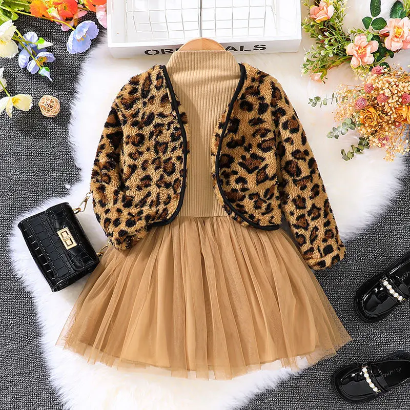 Larua Kors Korean Baby Clothing Sets Kids Girls Winter Autumn Long Sleeve O Neck Leopard Tops Khaki Skirt 2 Pcs Sets Clothes
Larua Kors Korean Baby Clothing Sets Kids Girls Winter Autumn Long Sleeve O Neck Leopard Tops Khaki Skirt 2 Pcs Sets Clothes