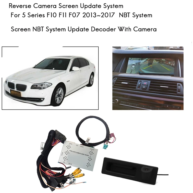 Car Rear View Camera Interface For-BMW 5 Series F10 F11 F07 2013-2017 Screen NBT System Reversing Camera Decoder Module
Car Rear View Camera Interface For-BMW 5 Series F10 F11 F07 2013-2017 Screen NBT System Reversing Camera Decoder Module