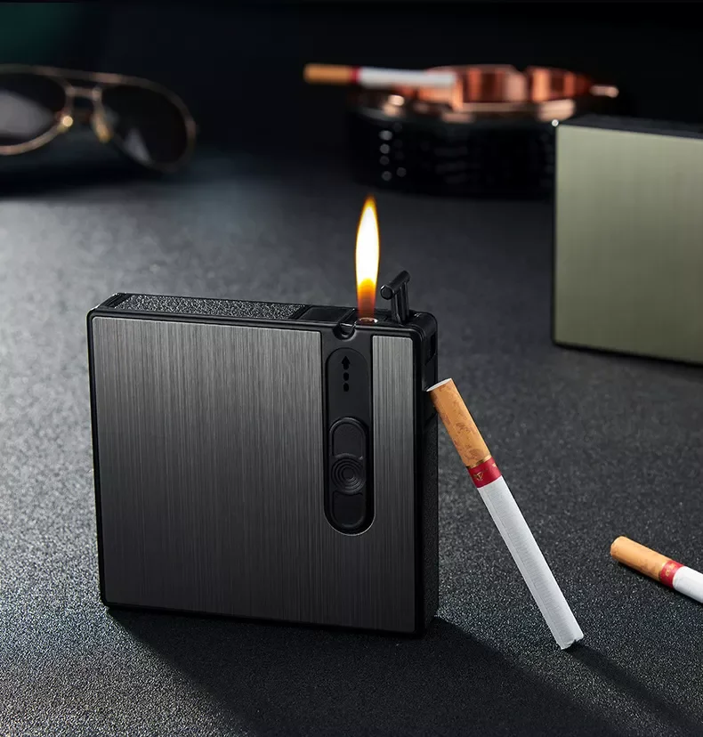 2023NEW Portable Automatic Cigarette Case Metal Cigarette Boxes 16PCS Cigarette Holder Case Not Lighter Gadget For Men Christmas
2023NEW Portable Automatic Cigarette Case Metal Cigarette Boxes 16PCS Cigarette Holder Case Not Lighter Gadget For Men Christmas