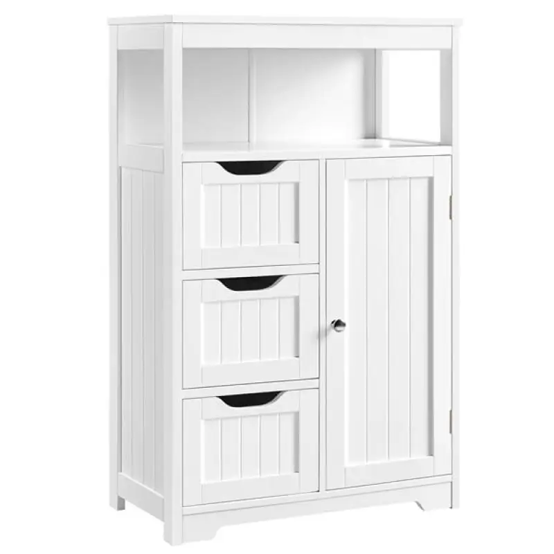Wooden Floor Cabinet Bathroom Storage Organizer Multiple Tiers Shelves Cabinet for Bedroom Bathroom Living Room Cabinet,White
Wooden Floor Cabinet Bathroom Storage Organizer Multiple Tiers Shelves Cabinet for Bedroom Bathroom Living Room Cabinet,White
