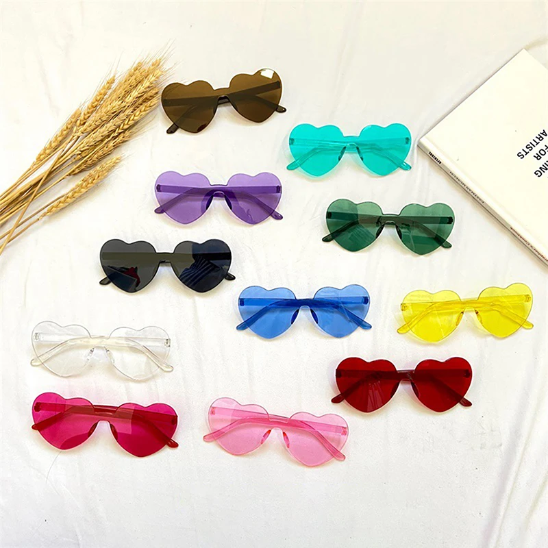 Women Heart-shaped Sunglasses Fashion Tinted Party Sun Glasses Girls Vintage UV400 Rimless Female Eyewear Glasses
Women Heart-shaped Sunglasses Fashion Tinted Party Sun Glasses Girls Vintage UV400 Rimless Female Eyewear Glasses