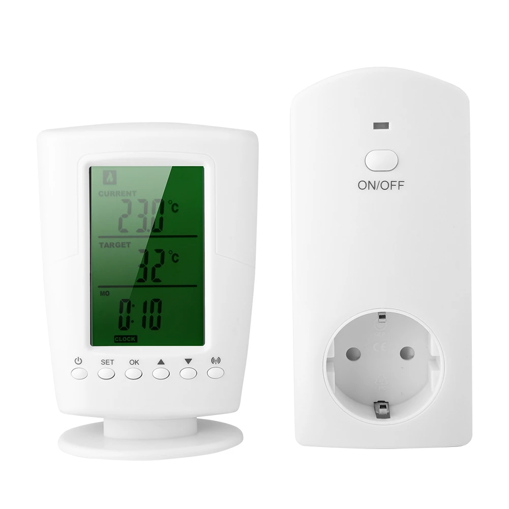 Programmable Wireless Thermostat & Socket Household Intelligent Socket (EU 110-240V) Thermostat Thermostat Thermostat Thermostat
Programmable Wireless Thermostat & Socket Household Intelligent Socket (EU 110-240V) Thermostat Thermostat Thermostat Thermostat