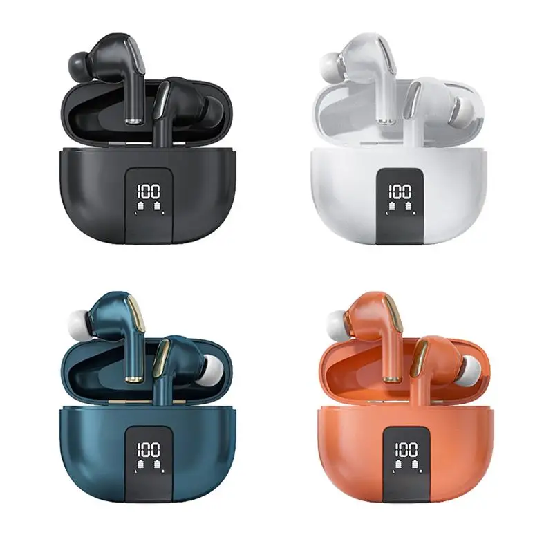 Noise Canceling Bluetooth-Compatible 5.1 LED Earbuds Rechargeable In-Ear Earphones Laptop Cellphones Tablets Gamers Gift Orange
Noise Canceling Bluetooth-Compatible 5.1 LED Earbuds Rechargeable In-Ear Earphones Laptop Cellphones Tablets Gamers Gift Orange