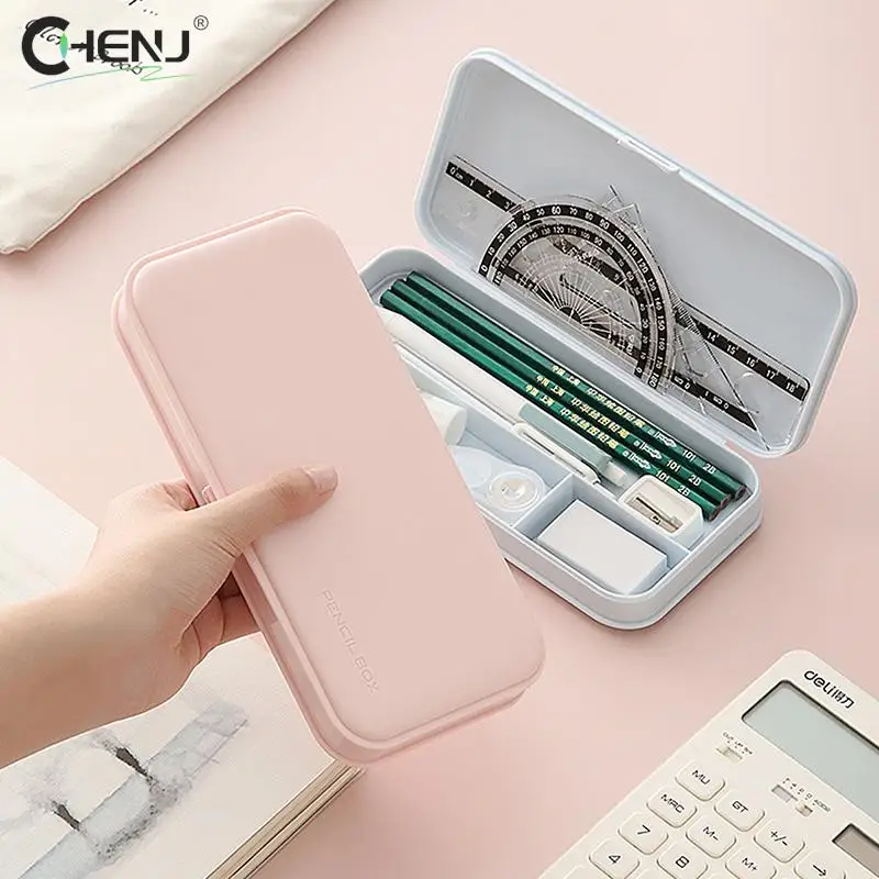 Multifunction Macaron Color Pencil Case Stationery Frosted Plastic Pencil Pen Storage Box Student Pencil Case Supplies
Multifunction Macaron Color Pencil Case Stationery Frosted Plastic Pencil Pen Storage Box Student Pencil Case Supplies