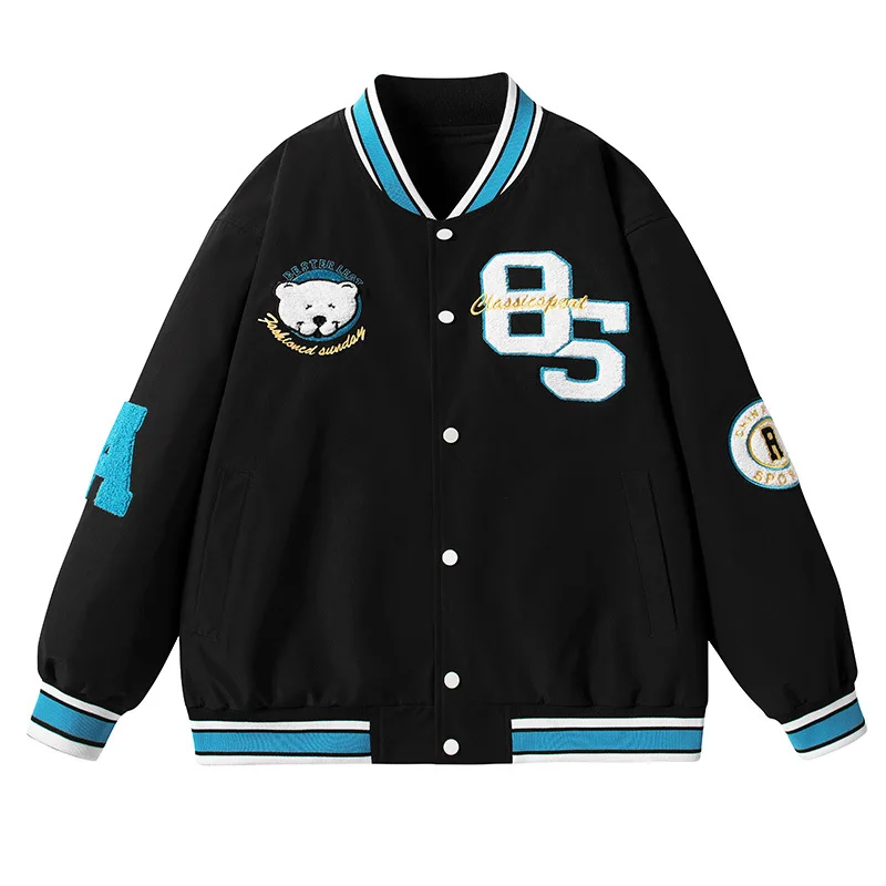 American letter towel embroidered jacket coat men's Y2K street hip-hop retro baseball uniform couple casual all-match jacket top
American letter towel embroidered jacket coat men's Y2K street hip-hop retro baseball uniform couple casual all-match jacket top