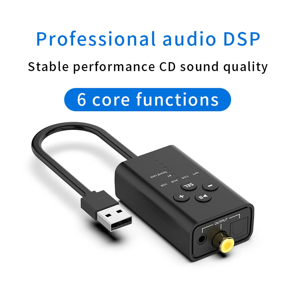 Bluetooth-Compatible5.3 аудиоприемник AUX/волоконно-оптический/коаксиальный стандартный. 3 беспроводной аудиоприемник для динамика
Bluetooth-Compatible5.3 аудиоприемник AUX/волоконно-оптический/коаксиальный стандартный. 3 беспроводной аудиоприемник для динамика