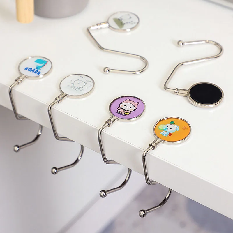 1Pcs Cartoon Pattern Portable Table Hooks Multi-Purpose Purse Hook Handbag Holder PVC/Metal Foldable
1Pcs Cartoon Pattern Portable Table Hooks Multi-Purpose Purse Hook Handbag Holder PVC/Metal Foldable