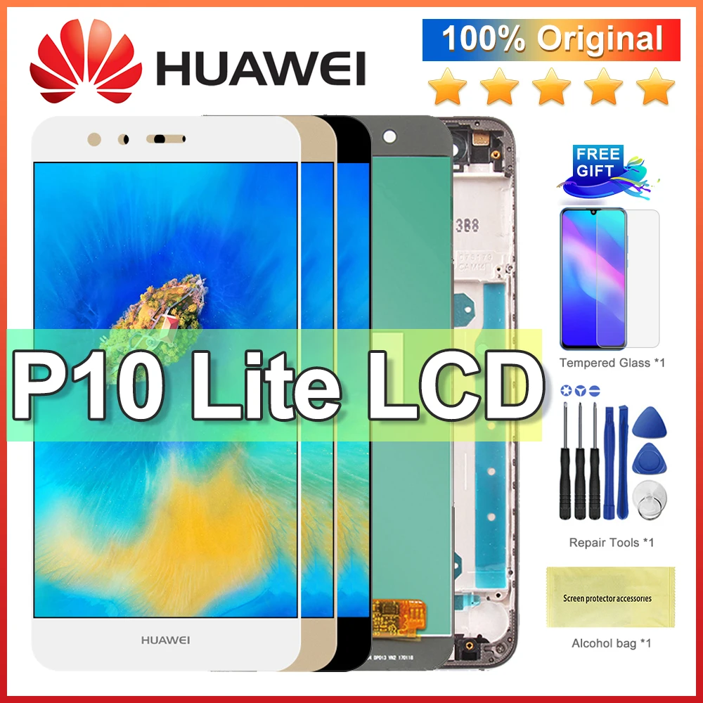 5.2 "Original For HUAWEI P10 Lite LCD Display Touch Screen Digitizer Assembly Replacement Huawei P10 Lite WAS-LX1, WAS-LX2 LCD
5.2 "Original For HUAWEI P10 Lite LCD Display Touch Screen Digitizer Assembly Replacement Huawei P10 Lite WAS-LX1, WAS-LX2 LCD